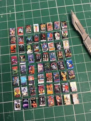 Illustration for article titled This Tiny Replica Video Store Offers Tiny '90s Nostalgia